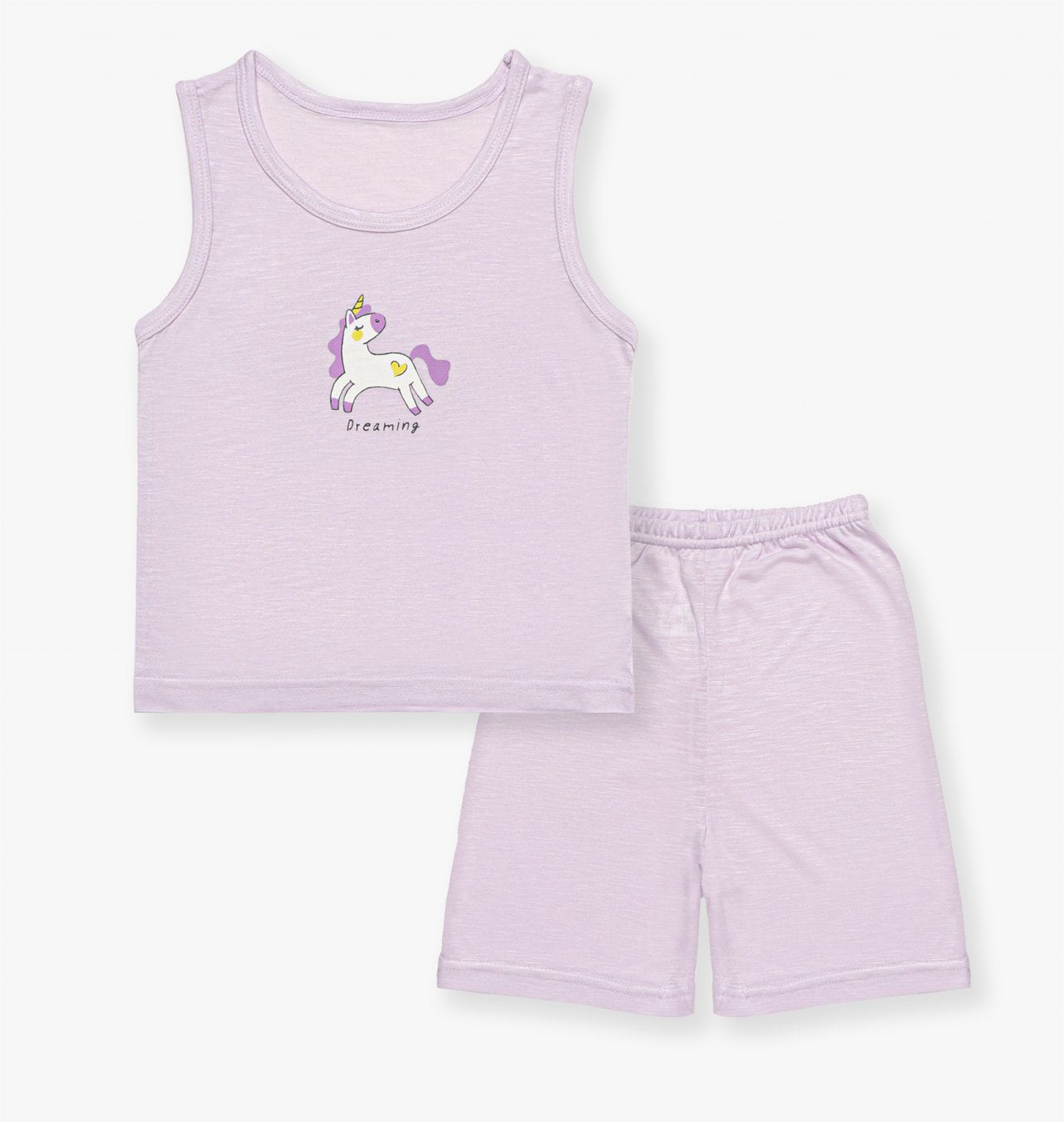 Sleeveless Modal Slub Set (Modal Purple)