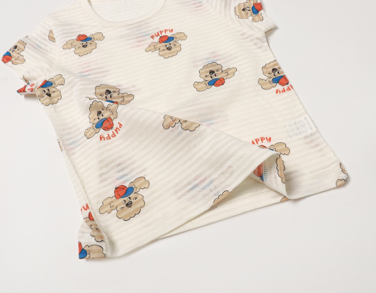 Sleeveless Jacquard Set (Cap Dog)