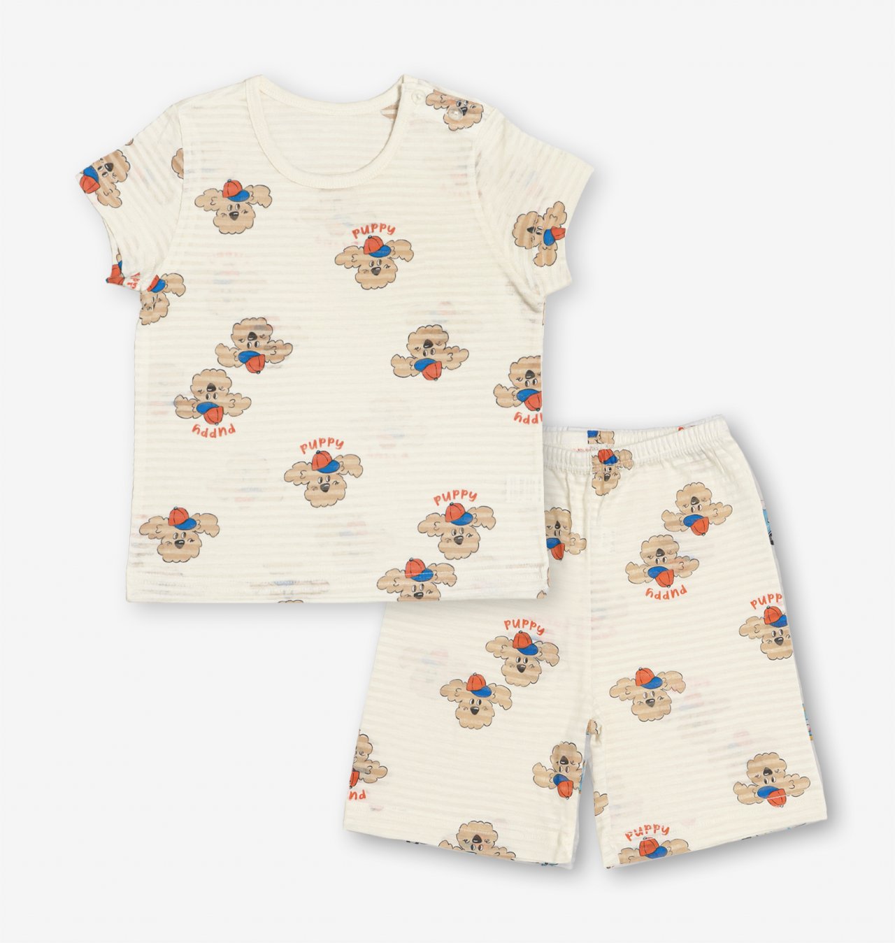 Mid-Length Jacquard Set (Cap Dog)