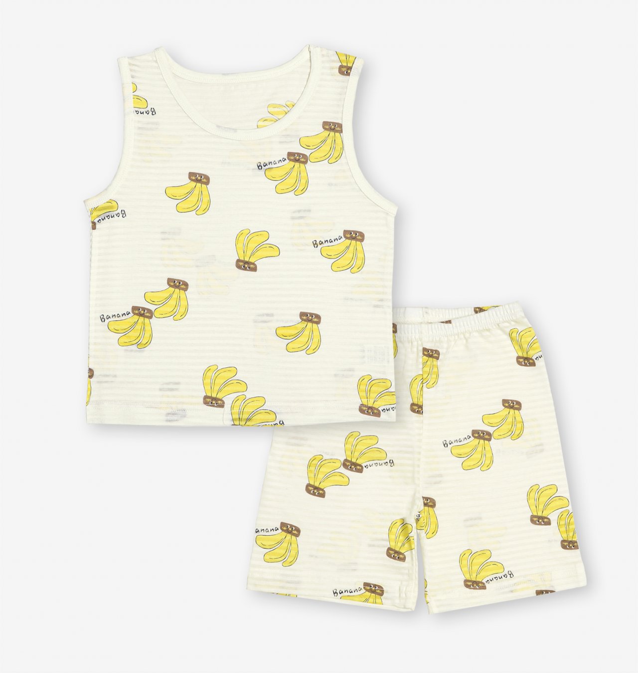 Sleeveless Jacquard Set (Big Banana)