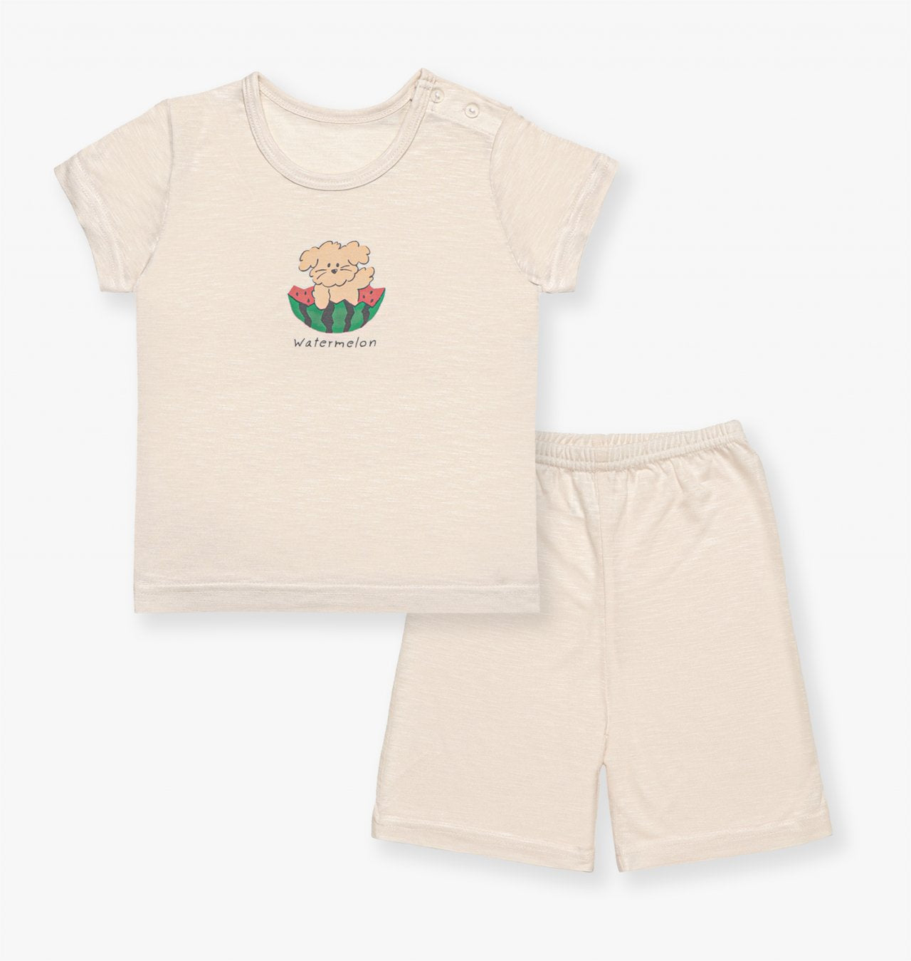 Mid-Length Modal Slub Set (Modal Beige)