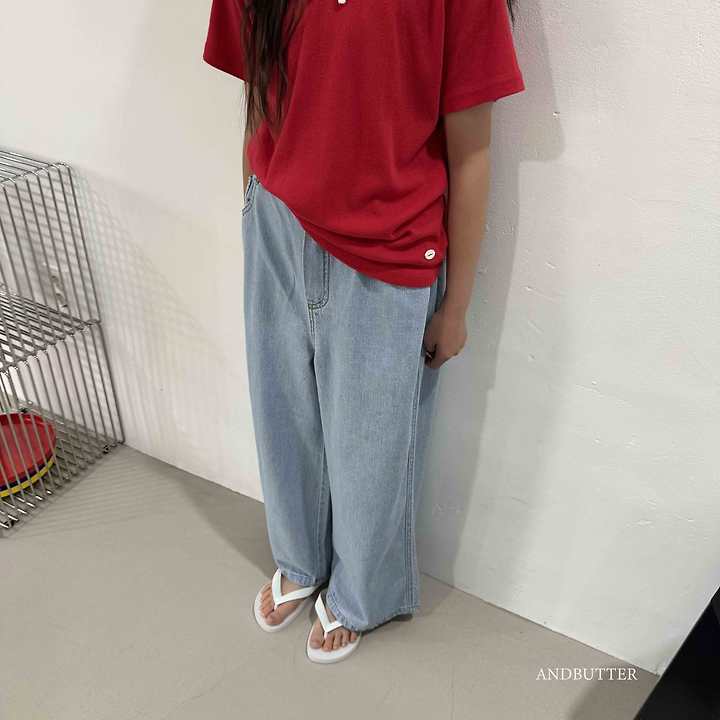 Button Denim Pants