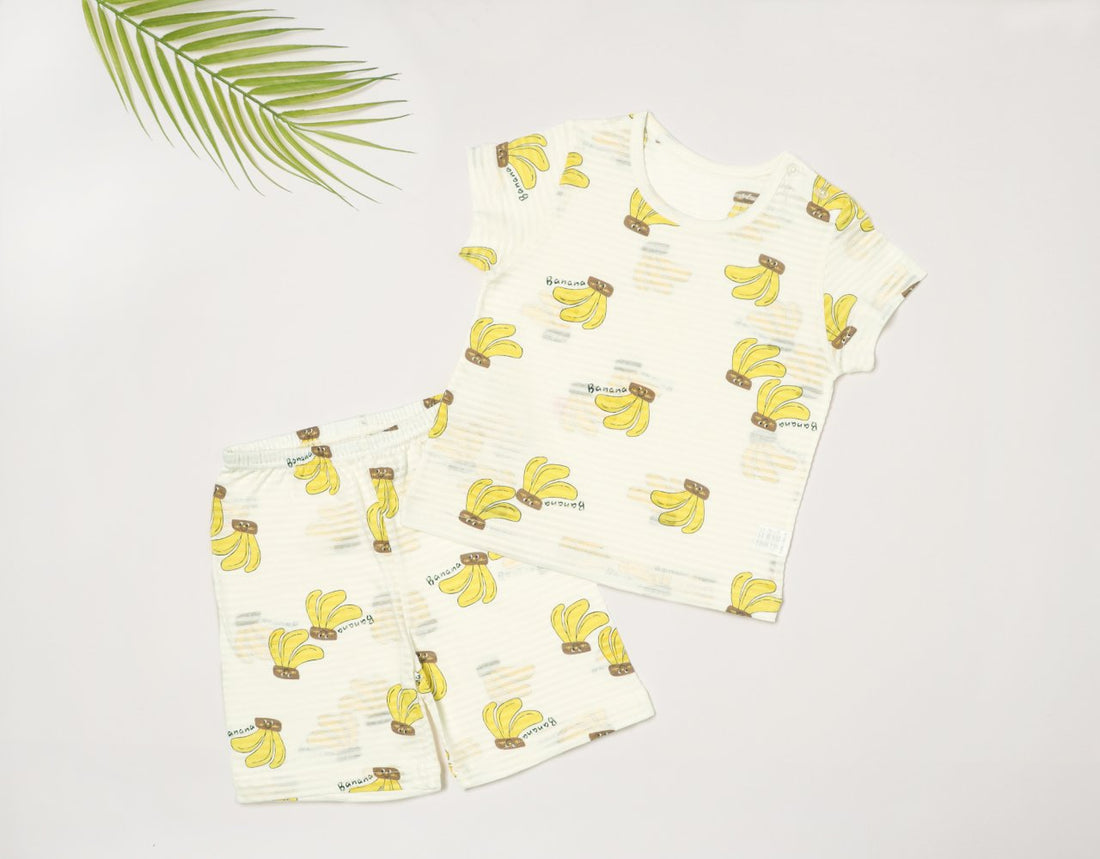 Mid-Length Jacquard Set (Big Banana)