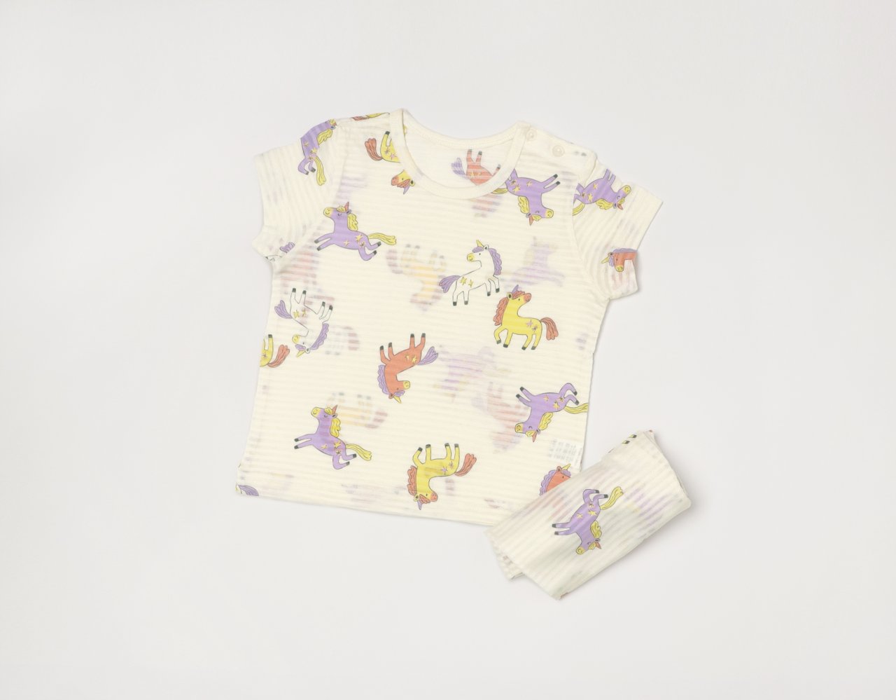 Mid-Length Jacquard Set (Mini Unicorn)