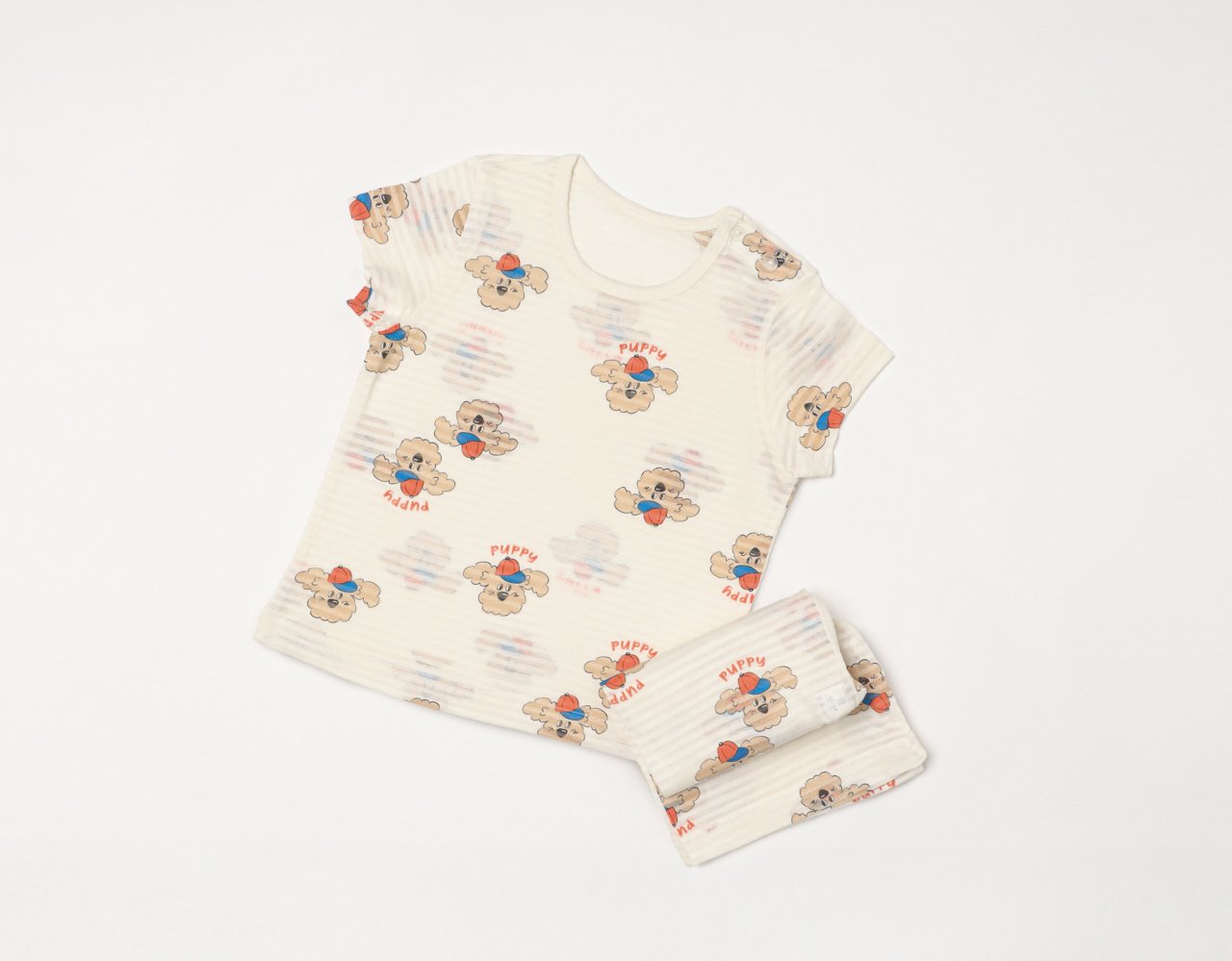 Mid-Length Jacquard Set (Cap Dog)