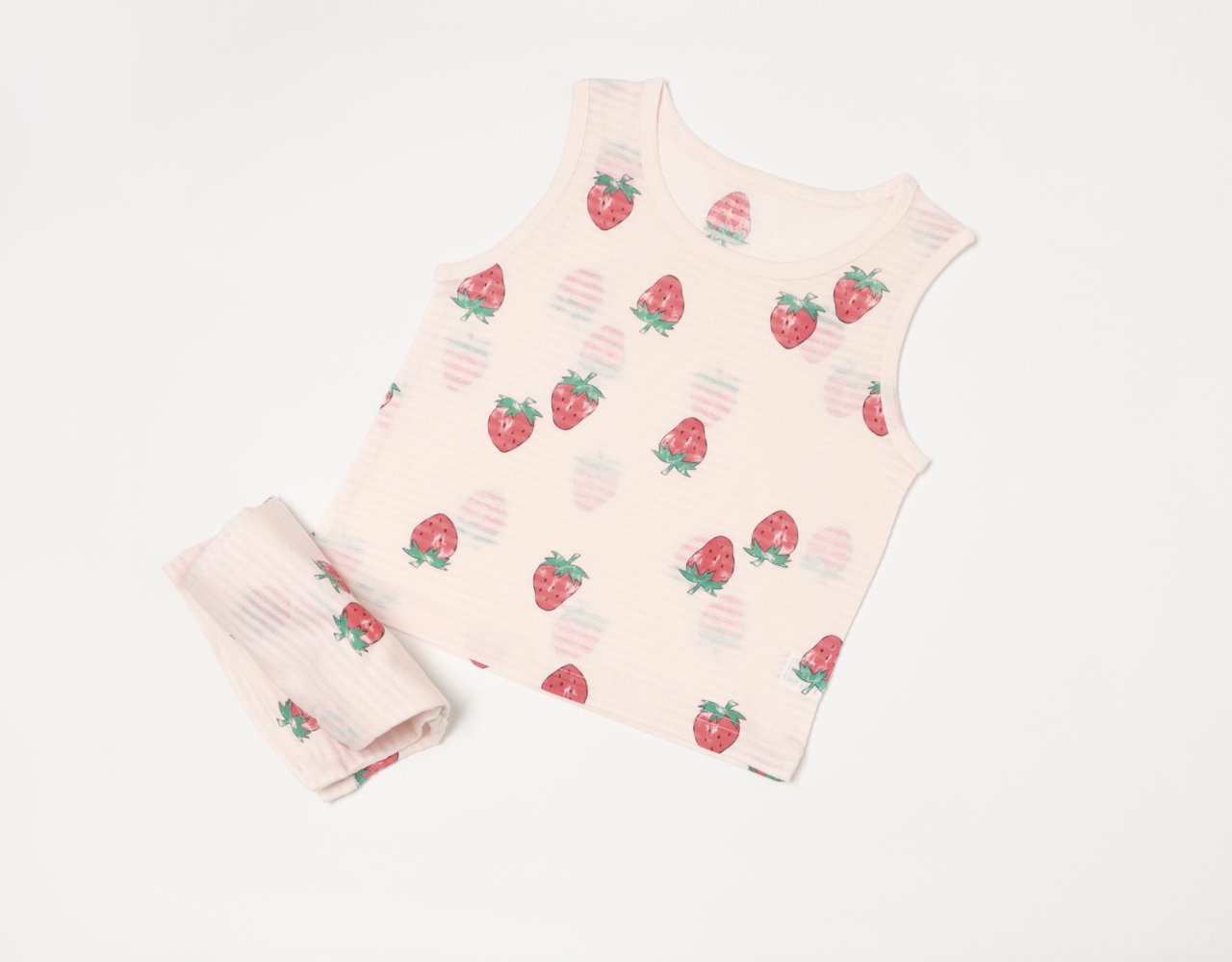 Sleeveless Jacquard Set (Red Berry)