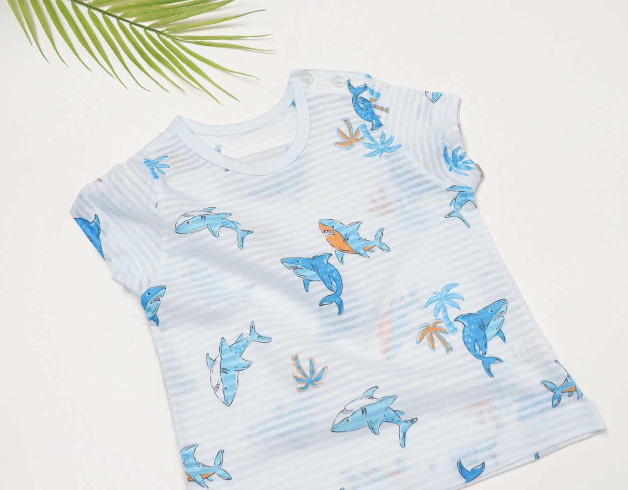 Mid-Length Jacquard Set (Shark)