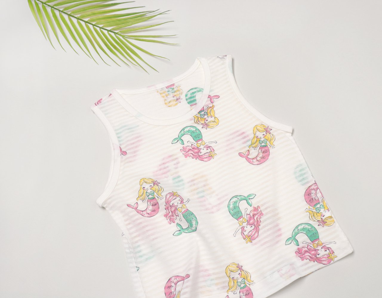 Sleeveless Jacquard Set (Marine Princess)