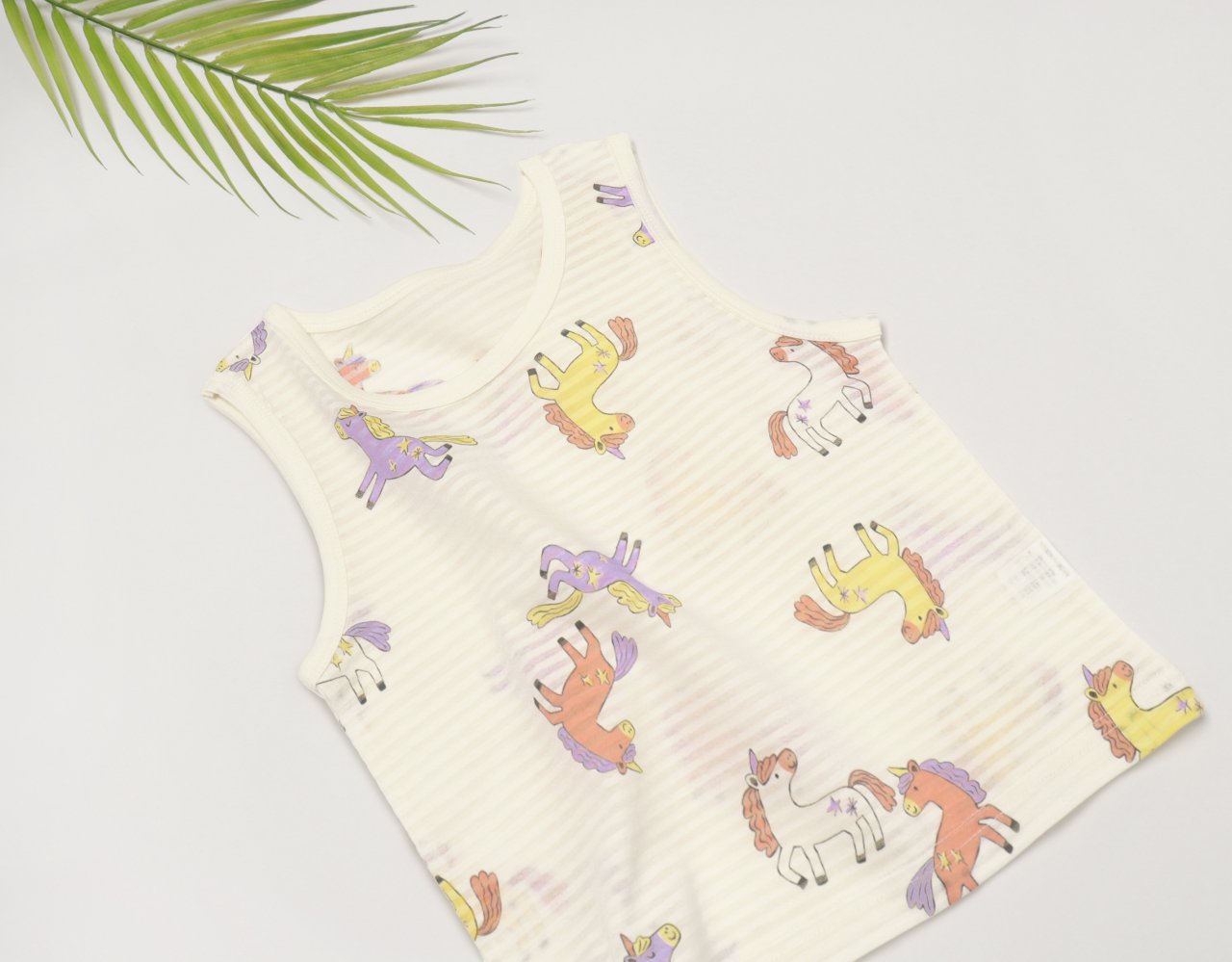 Sleeveless Jacquard Set (Mini Unicorn)