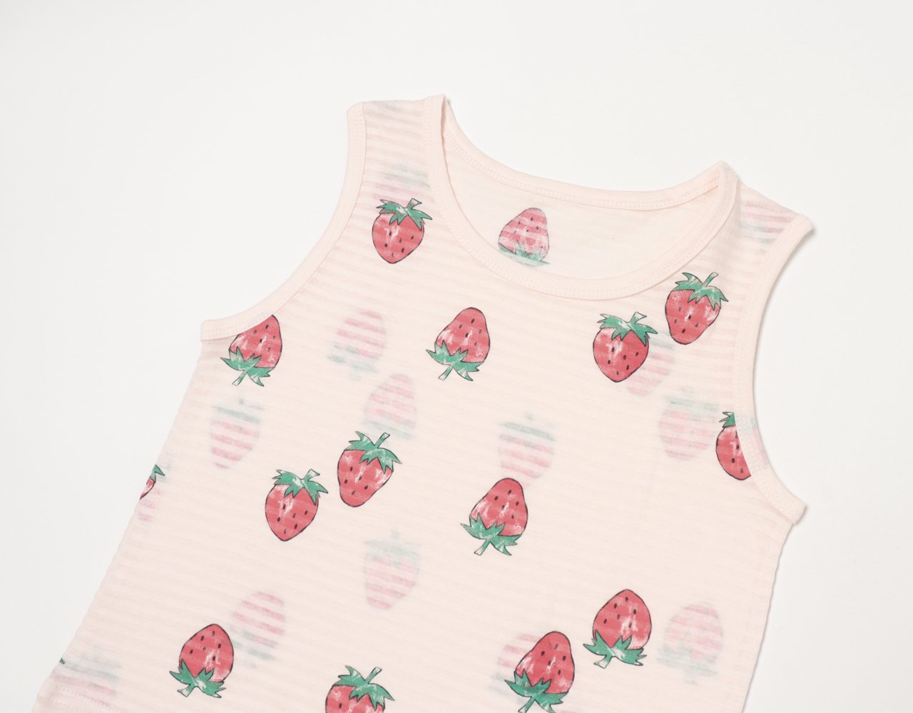 Sleeveless Jacquard Set (Red Berry)