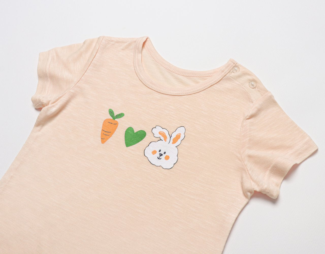 Mid-Length Modal Slub Set (Modal Peach)