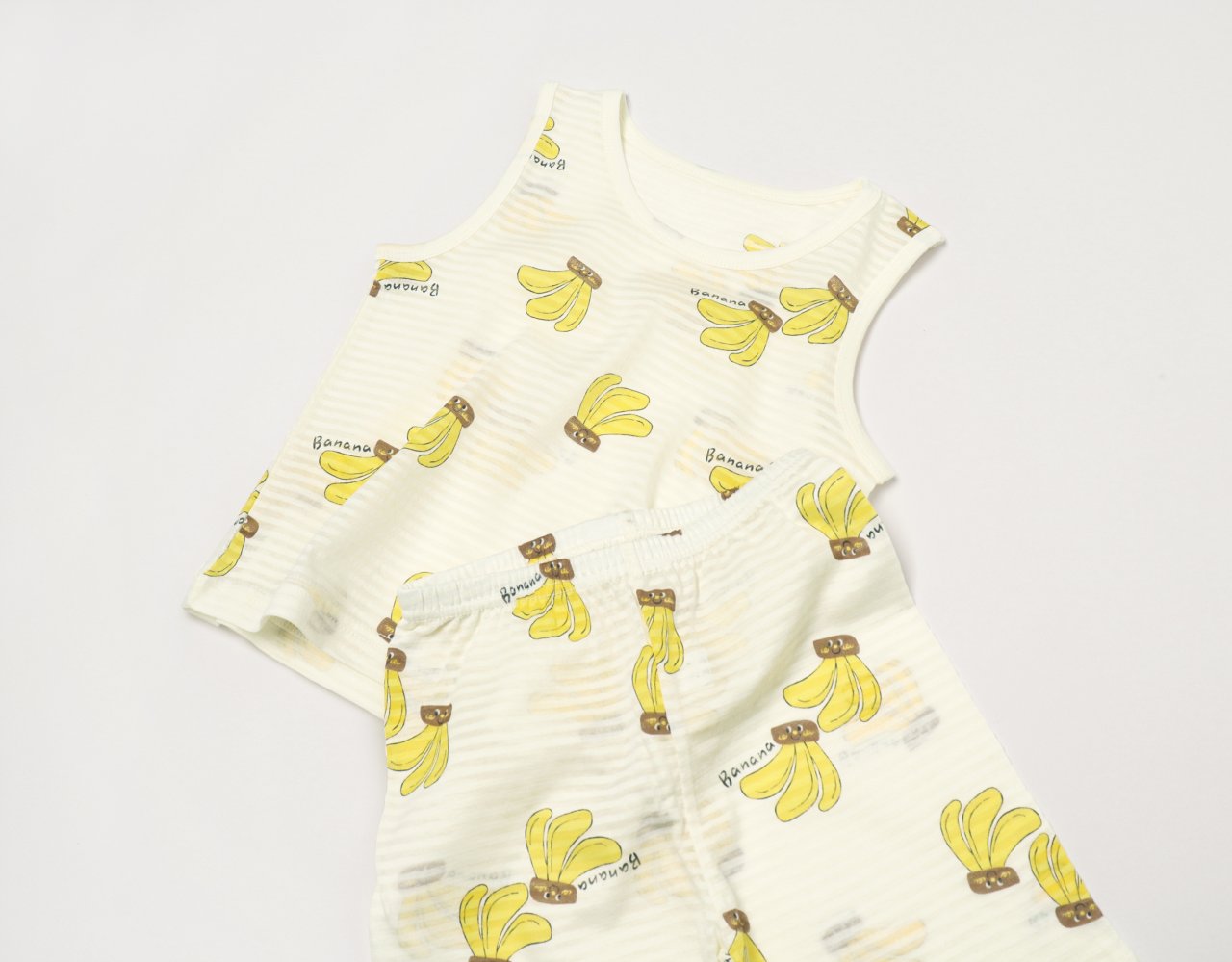 Sleeveless Jacquard Set (Big Banana)