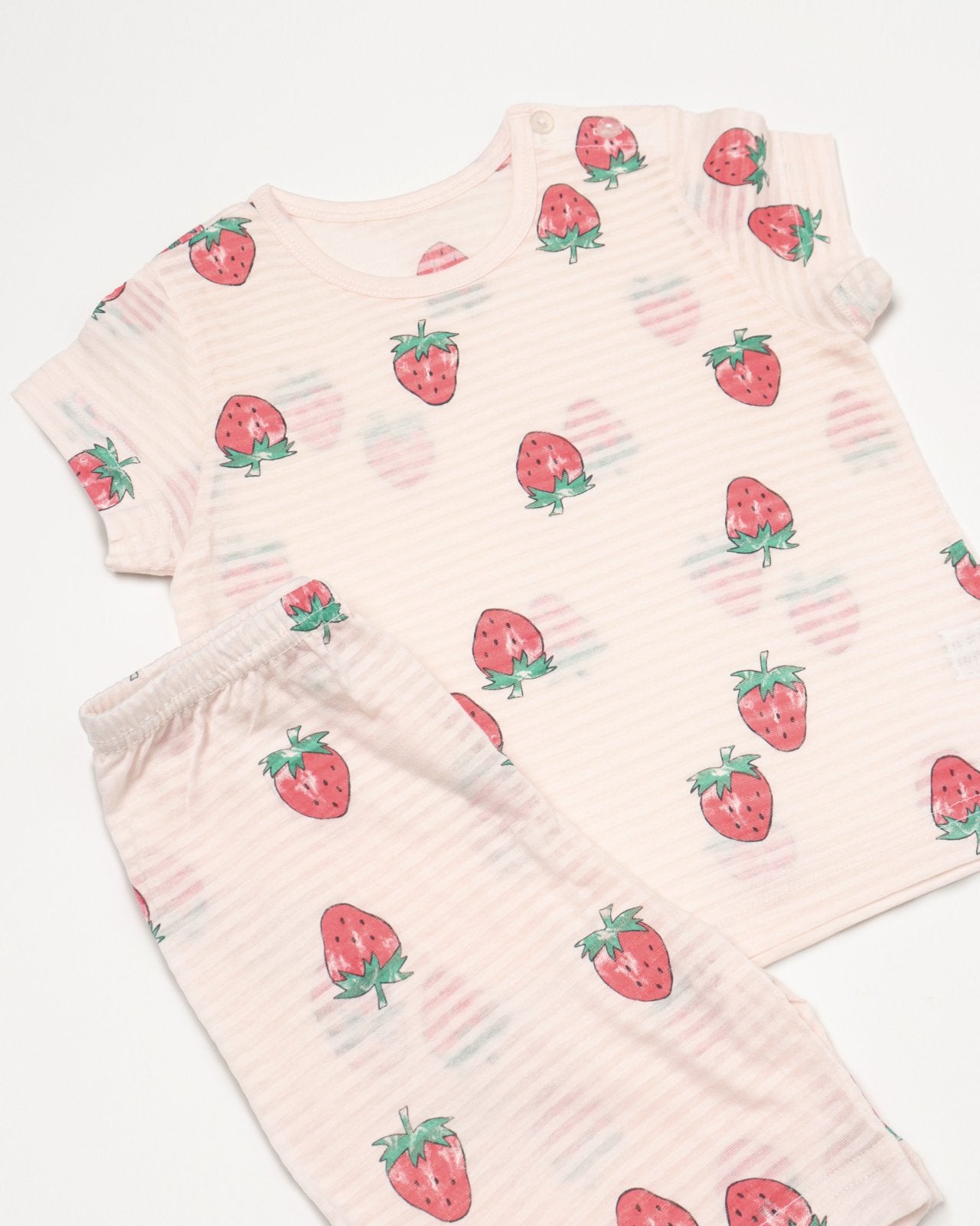 Mid-Length Jacquard Set (Red Berry)