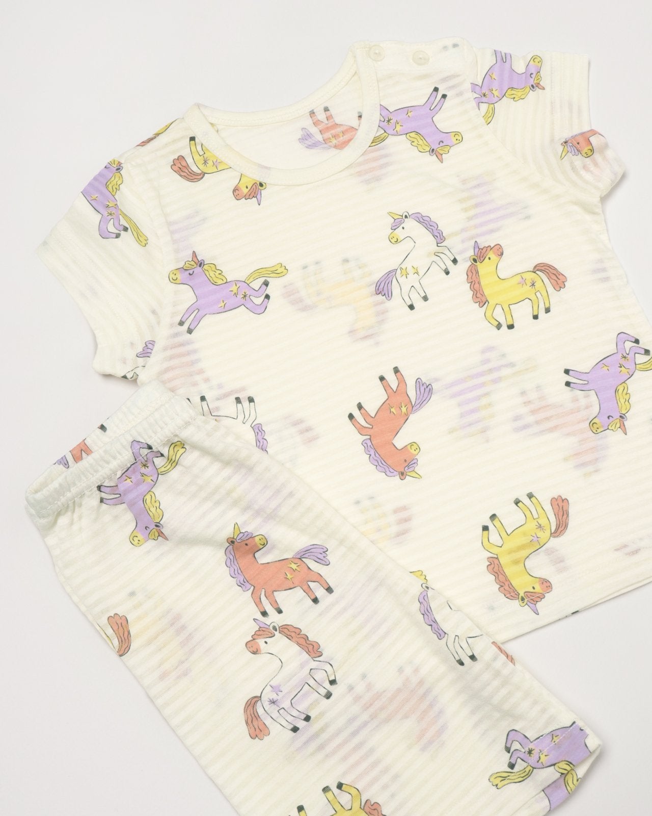Mid-Length Jacquard Set (Mini Unicorn)