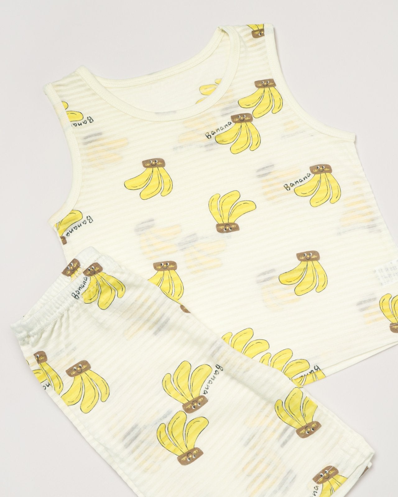 Sleeveless Jacquard Set (Big Banana)