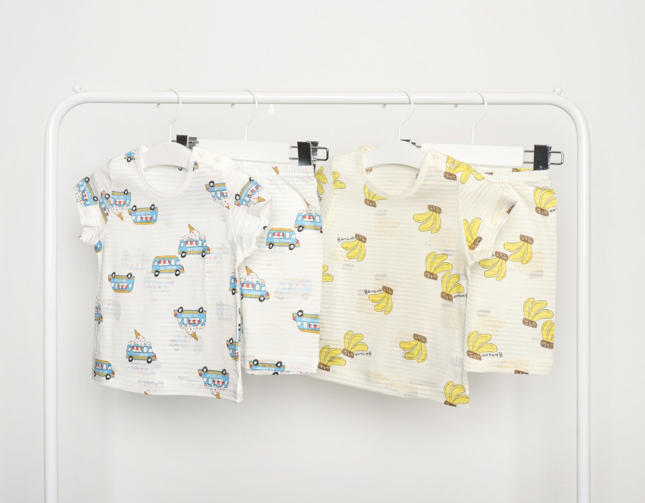 Mid-Length Jacquard Set (Big Banana)