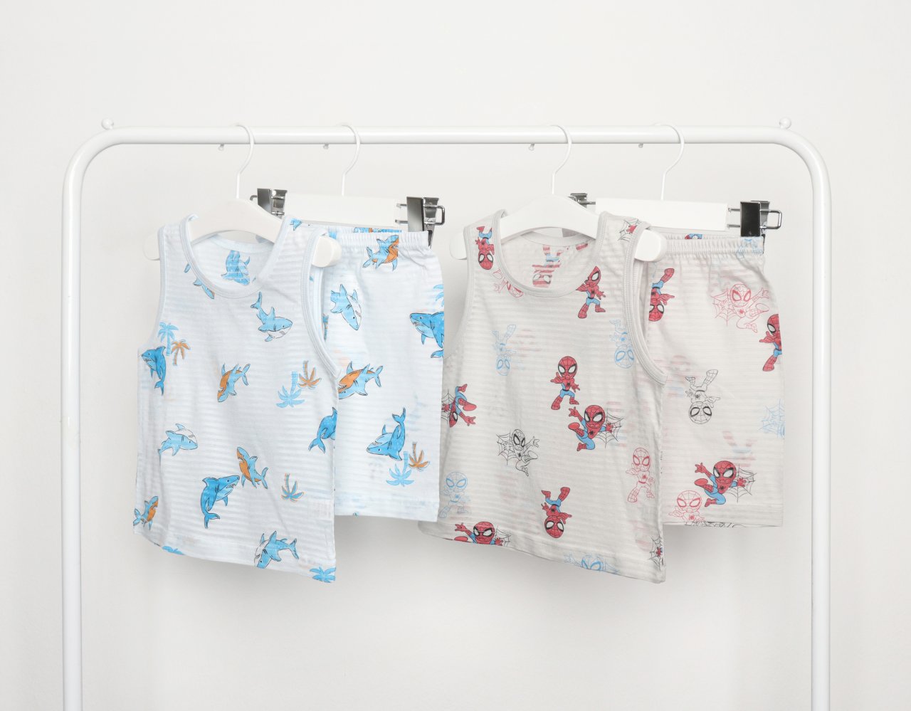 Sleeveless Jacquard Set (Spider)