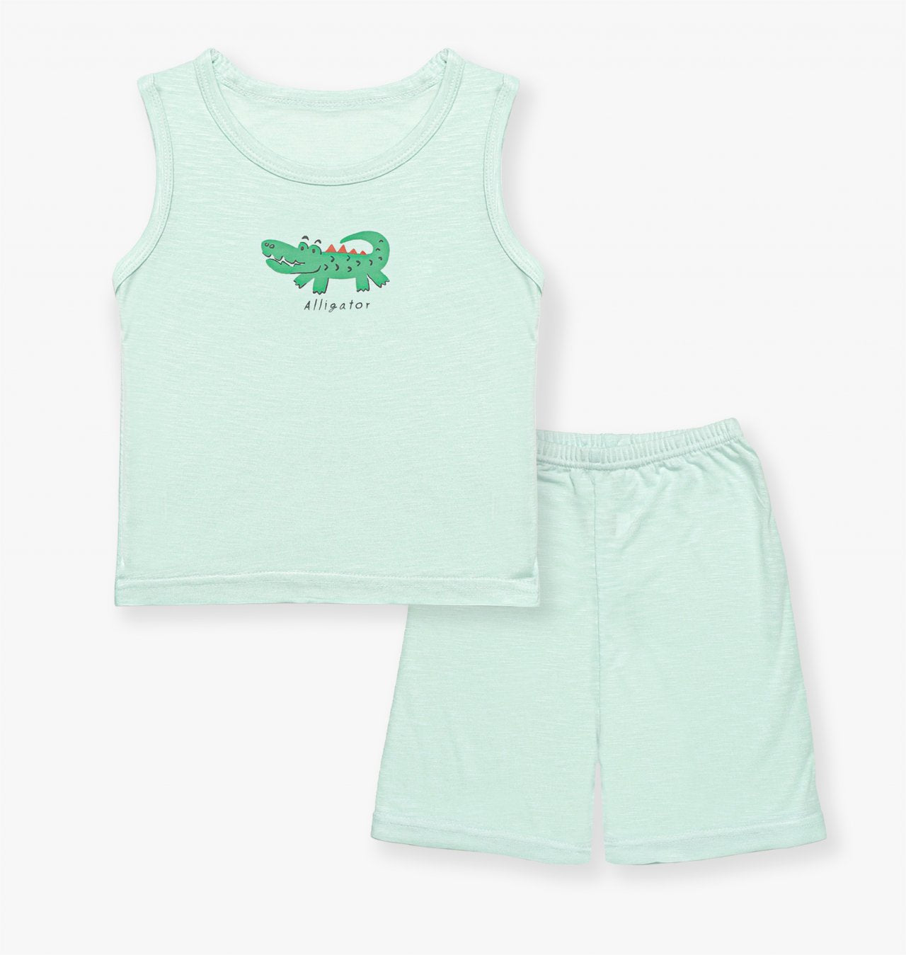 Sleeveless Modal Slub Set (Modal Mint)