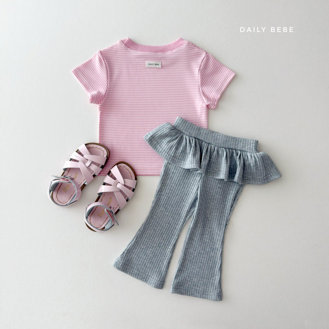 Bootcut Frill Pants