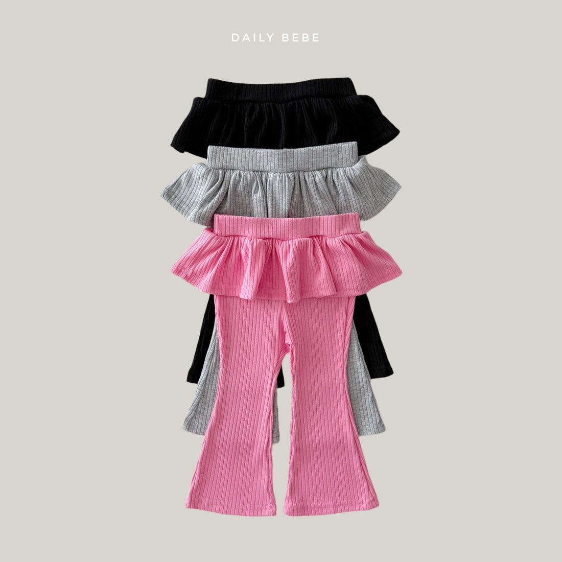 Bootcut Frill Pants