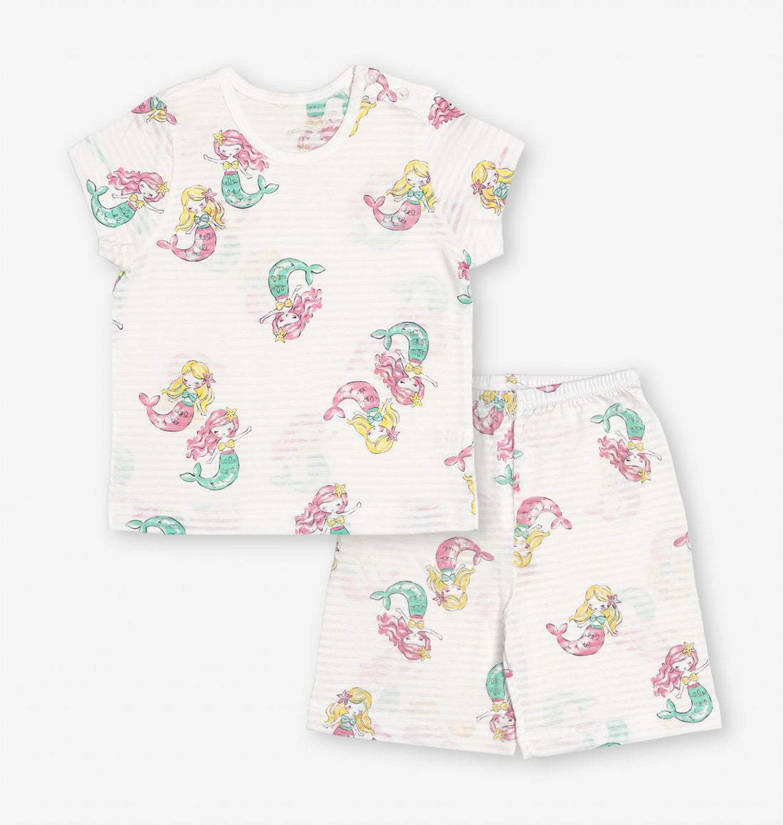 Mid-Length Jacquard Set (Mermaid)
