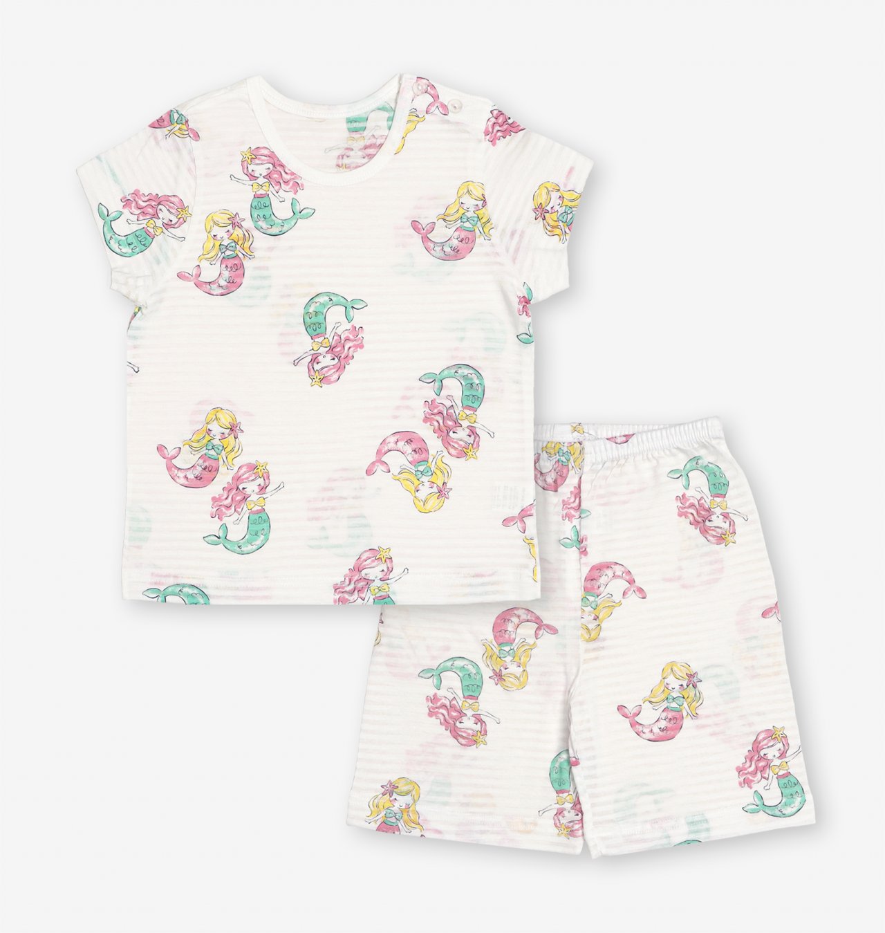 Mid-Length Jacquard Set (Mermaid)