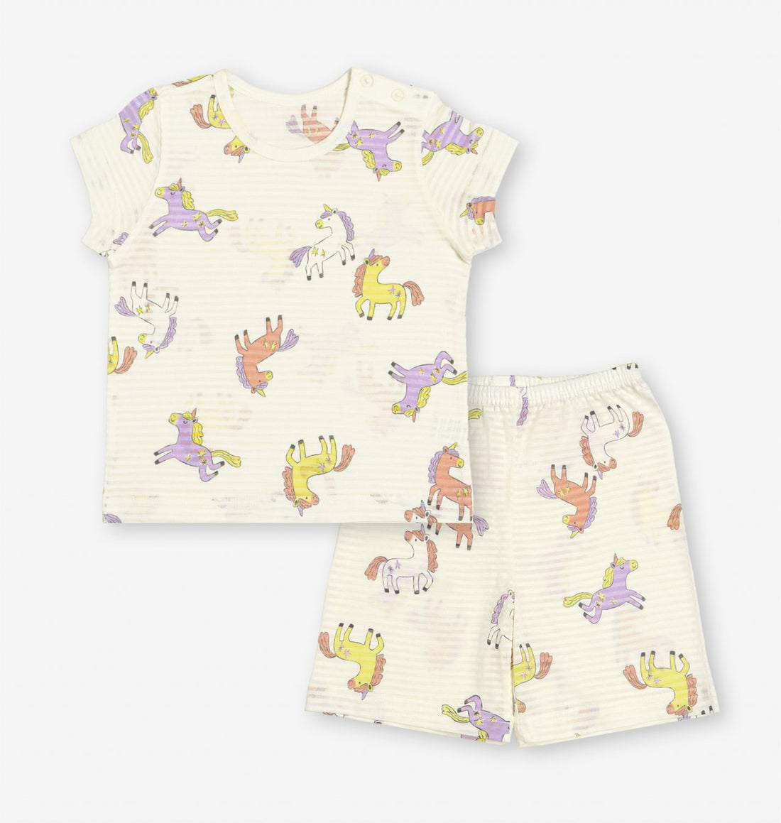 Mid-Length Jacquard Set (Mini Unicorn)