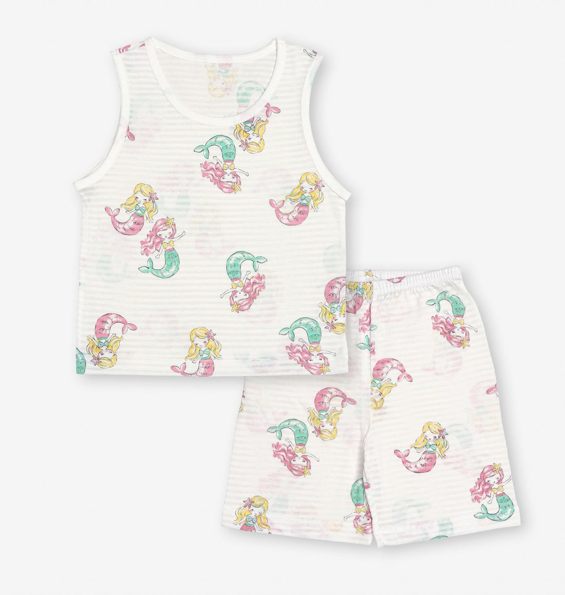 Sleeveless Jacquard Set (Marine Princess)