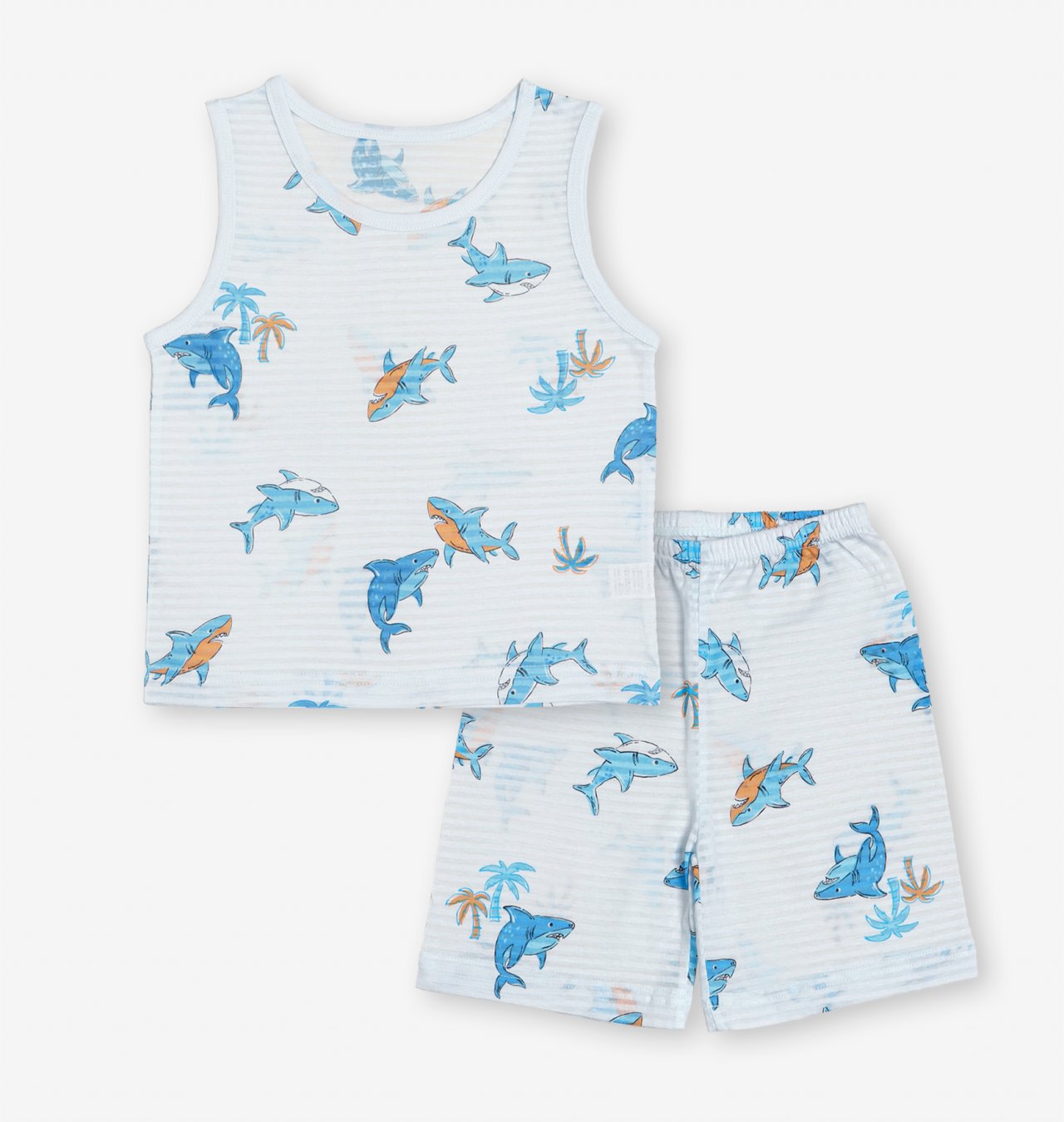 Sleeveless Jacquard Set (Shark)