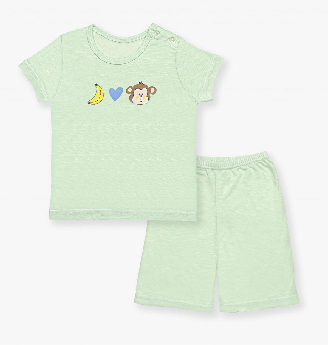 Mid-Length Modal Slub Set (Modal Green)