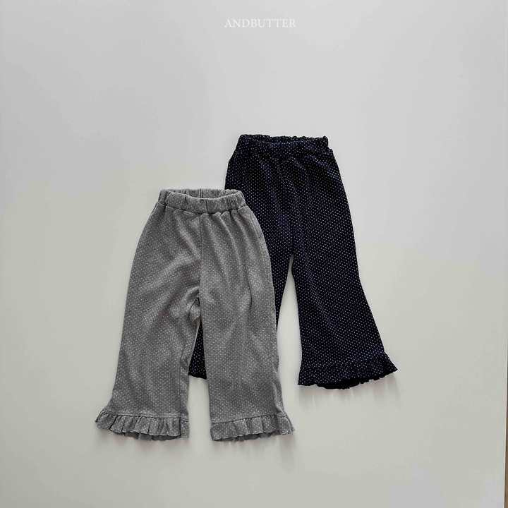 Dot Frill Pants