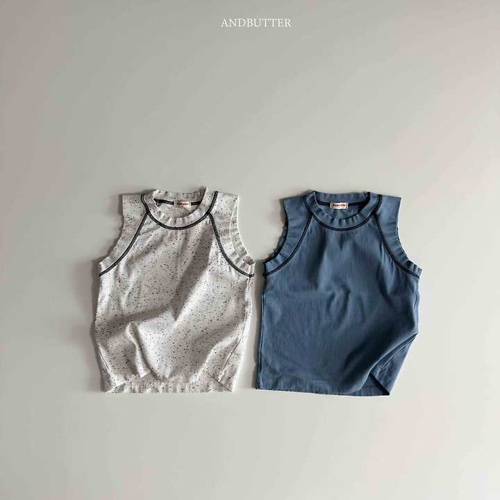 Ribbed Line Sleeveless Top