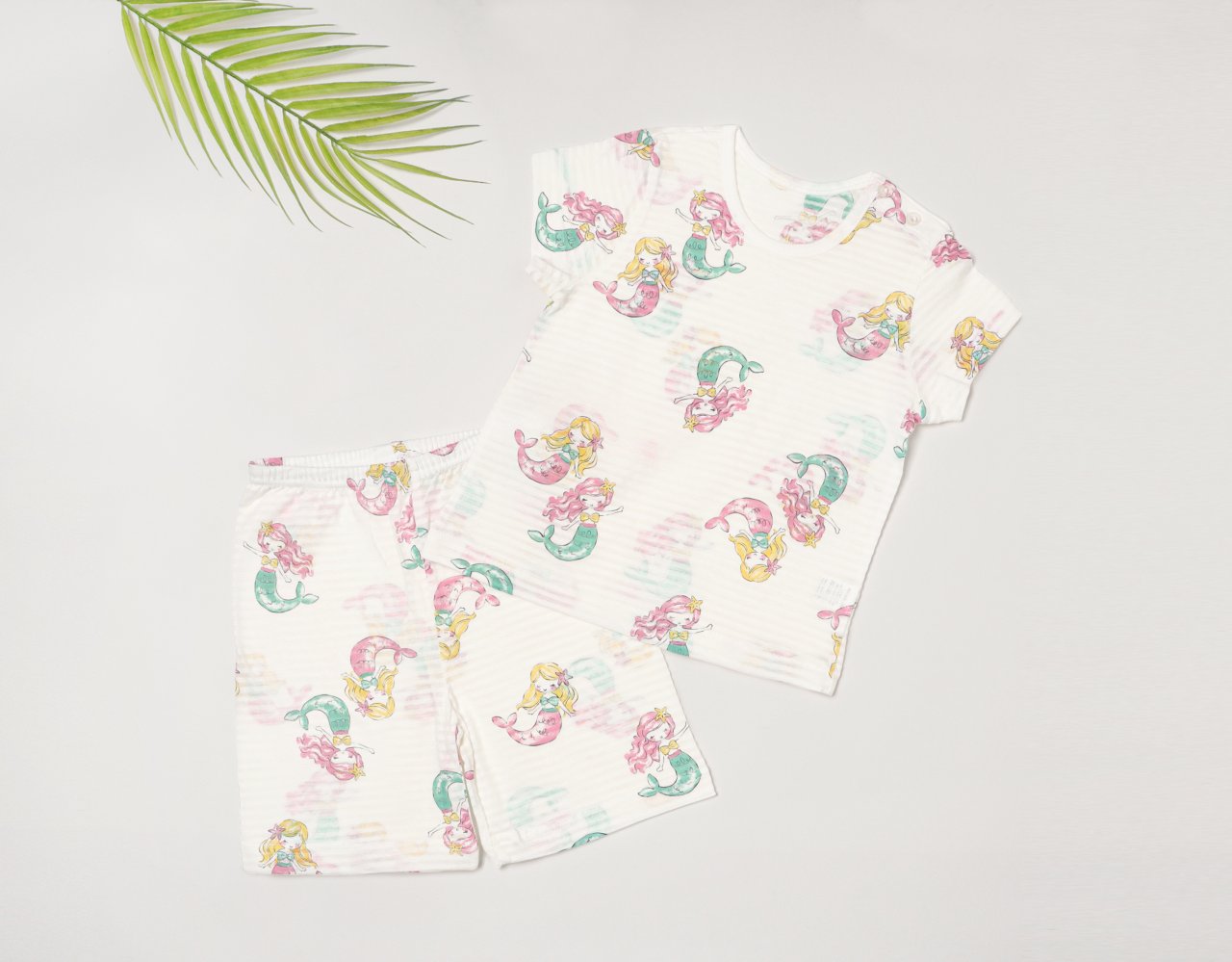 Mid-Length Jacquard Set (Mermaid)