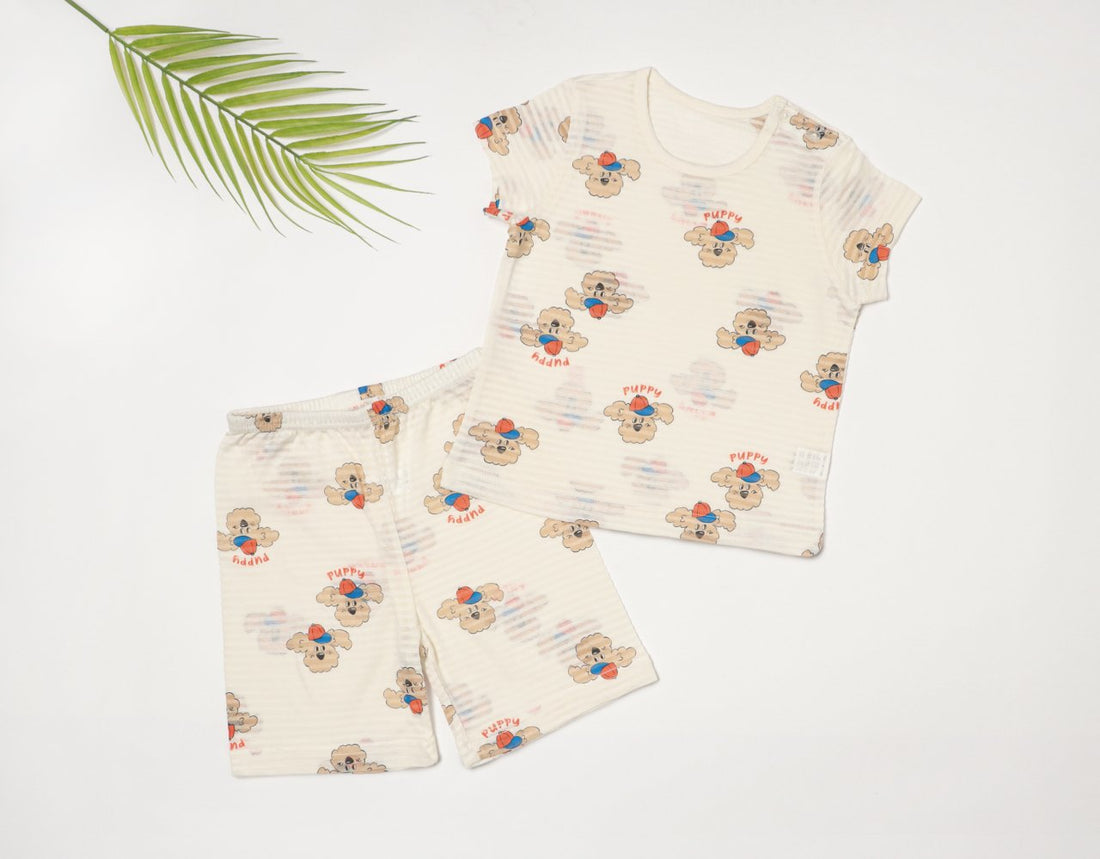 Mid-Length Jacquard Set (Cap Dog)