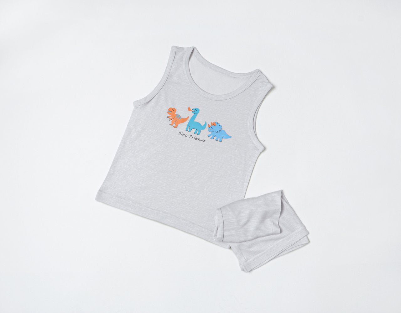 Sleeveless Modal Slub Set (Modal Gray)