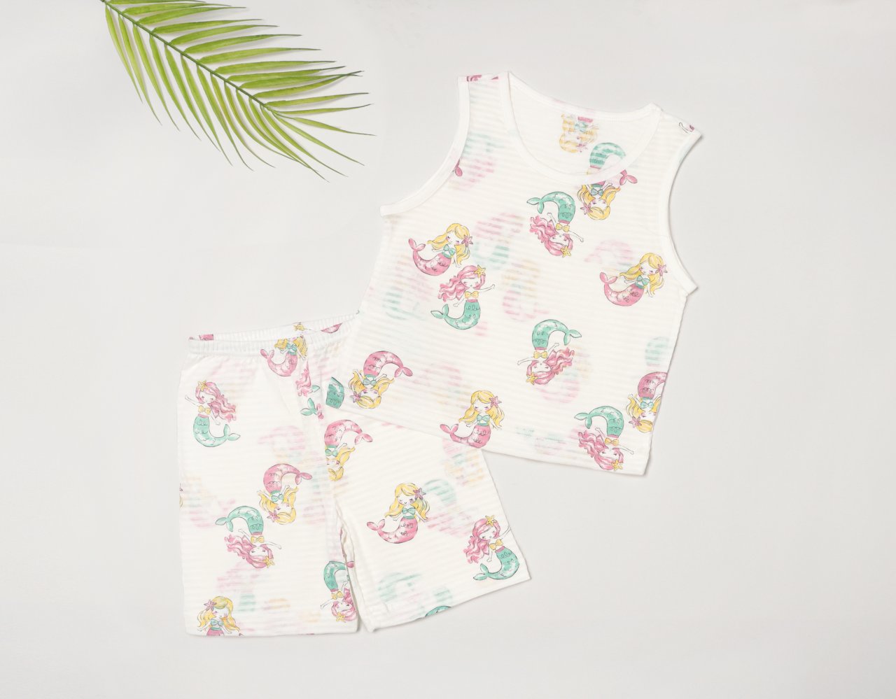 Sleeveless Jacquard Set (Marine Princess)