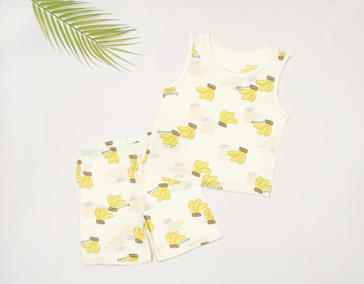 Sleeveless Jacquard Set (Big Banana)