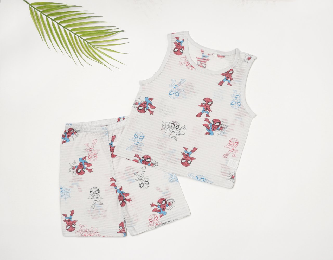 Sleeveless Jacquard Set (Spider)