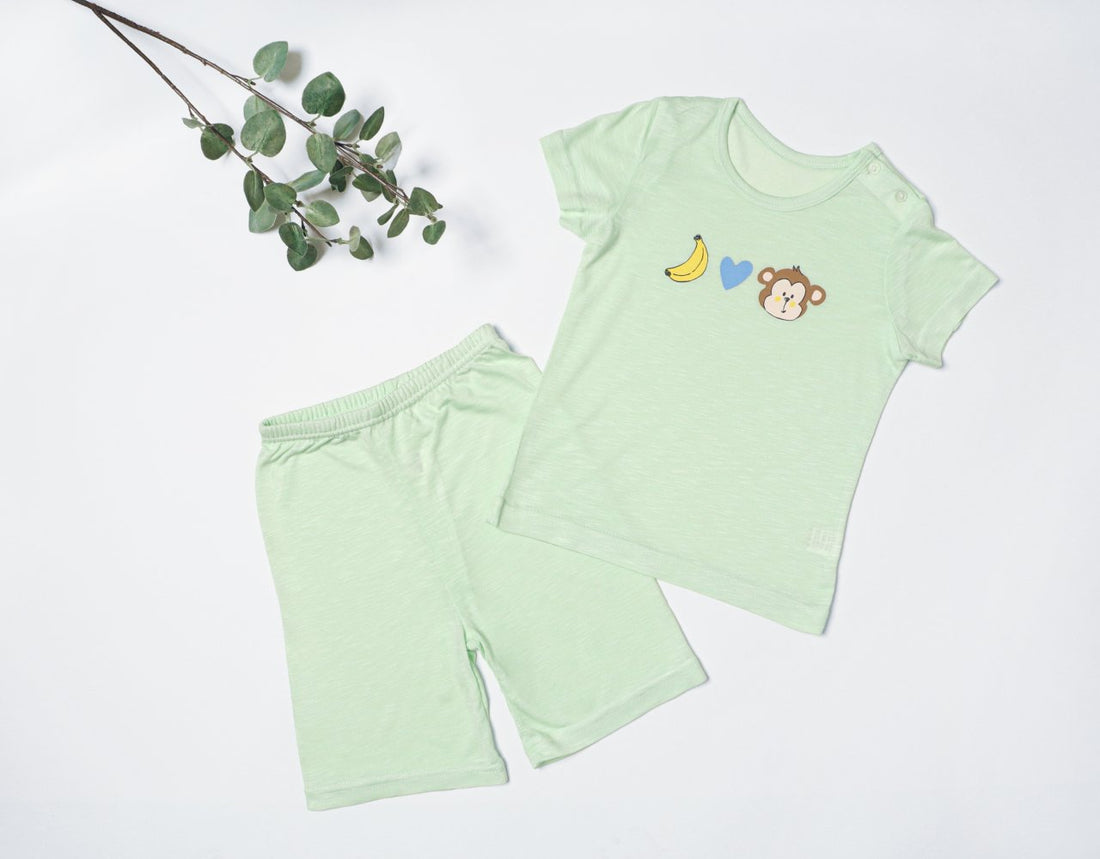 Mid-Length Modal Slub Set (Modal Green)