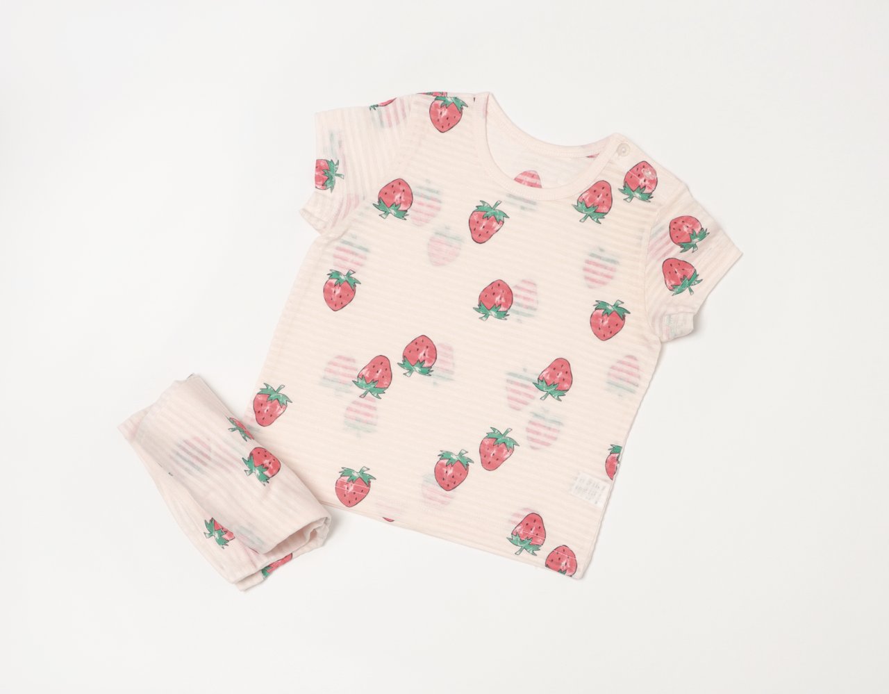 Mid-Length Jacquard Set (Red Berry)