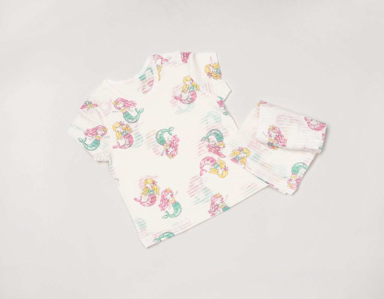 Mid-Length Jacquard Set (Mermaid)