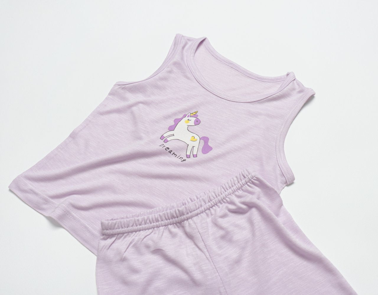 Sleeveless Modal Slub Set (Modal Purple)