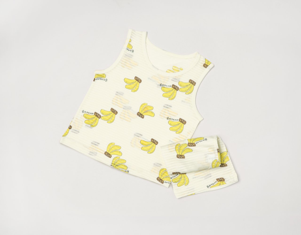 Sleeveless Jacquard Set (Big Banana)