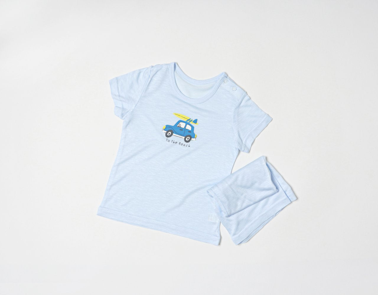 Mid-Length Modal Slub Set (Modal Blue)