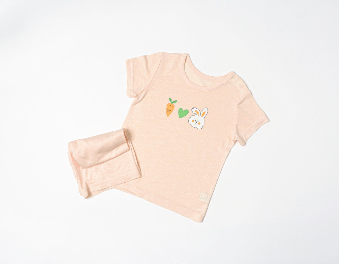 Mid-Length Modal Slub Set (Modal Peach)