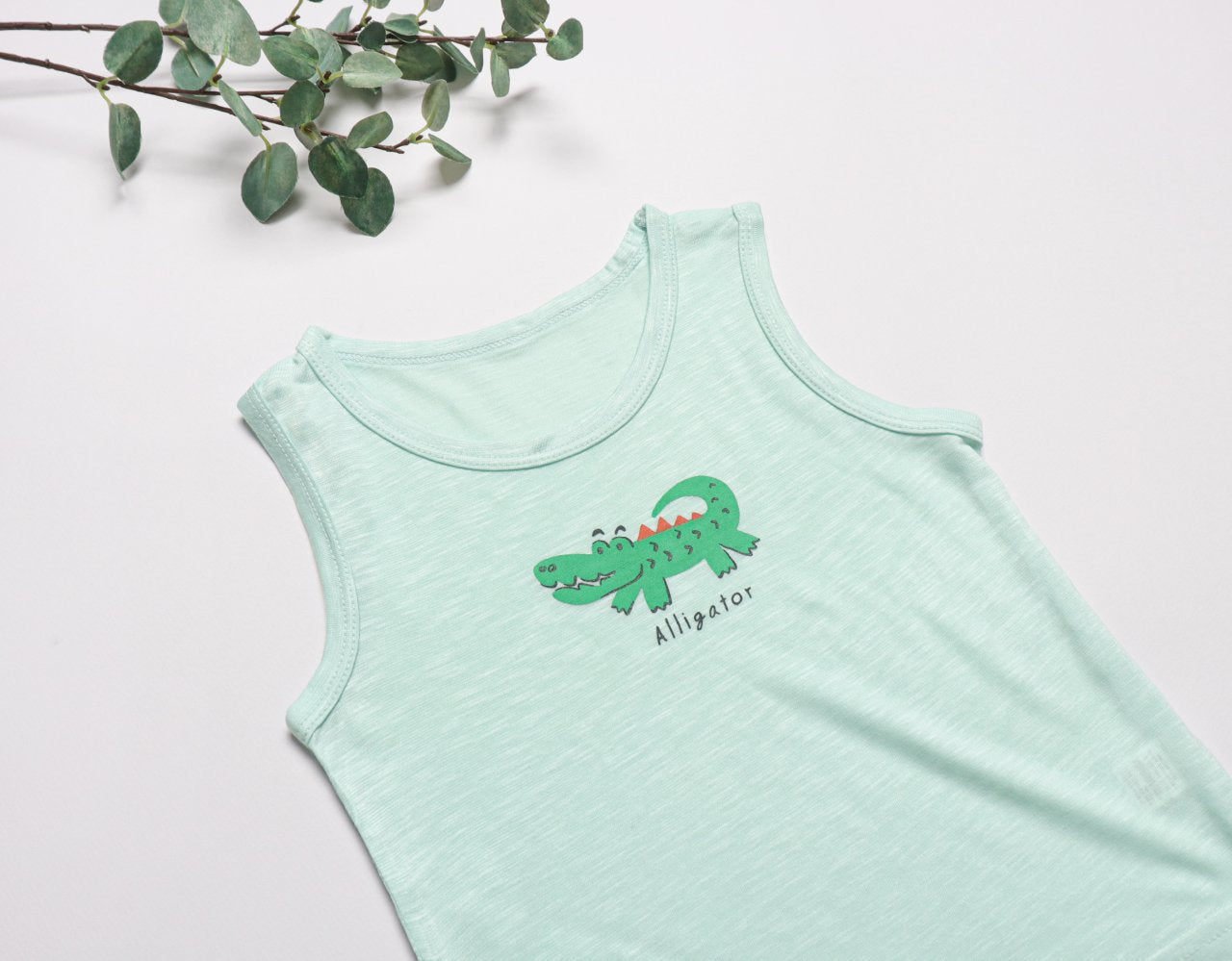 Sleeveless Modal Slub Set (Modal Mint)