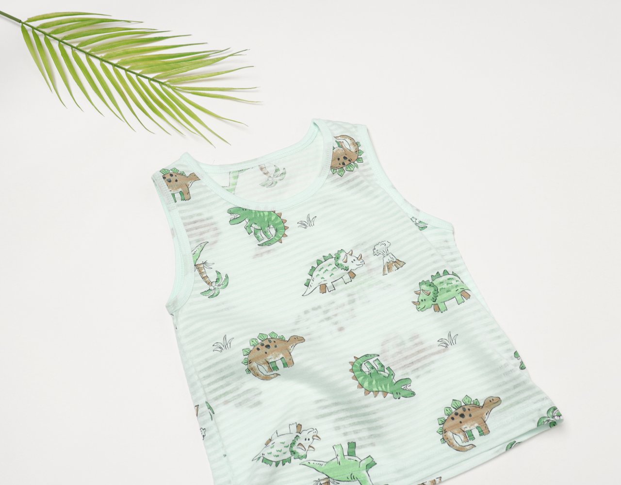 Sleeveless Jacquard Set (Dinosaur Land)