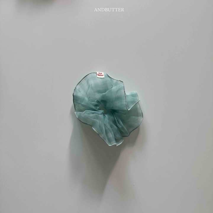 See-Through Check Scrunchie