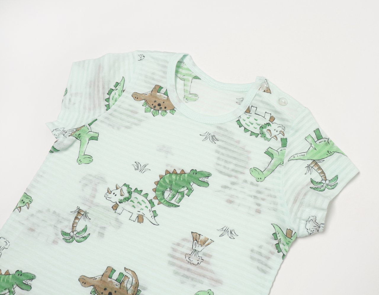 Mid-Length Jacquard Set (Dinosaur Land)