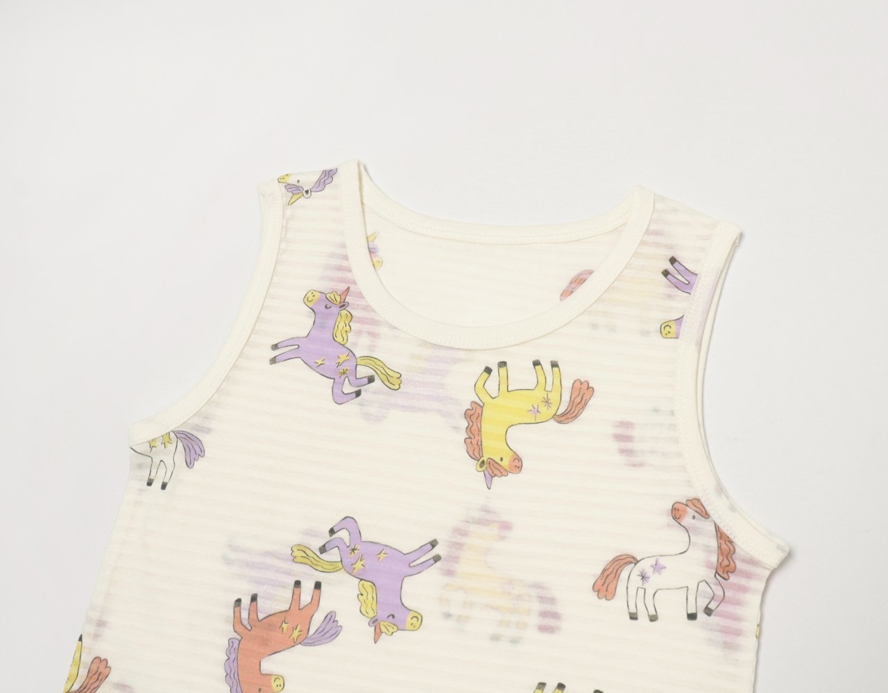 Sleeveless Jacquard Set (Mini Unicorn)